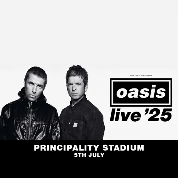 FREE Entry - 2 X Oasis Tickets for Cardiff July 2025 *ENDING THIS SUNDAY*
