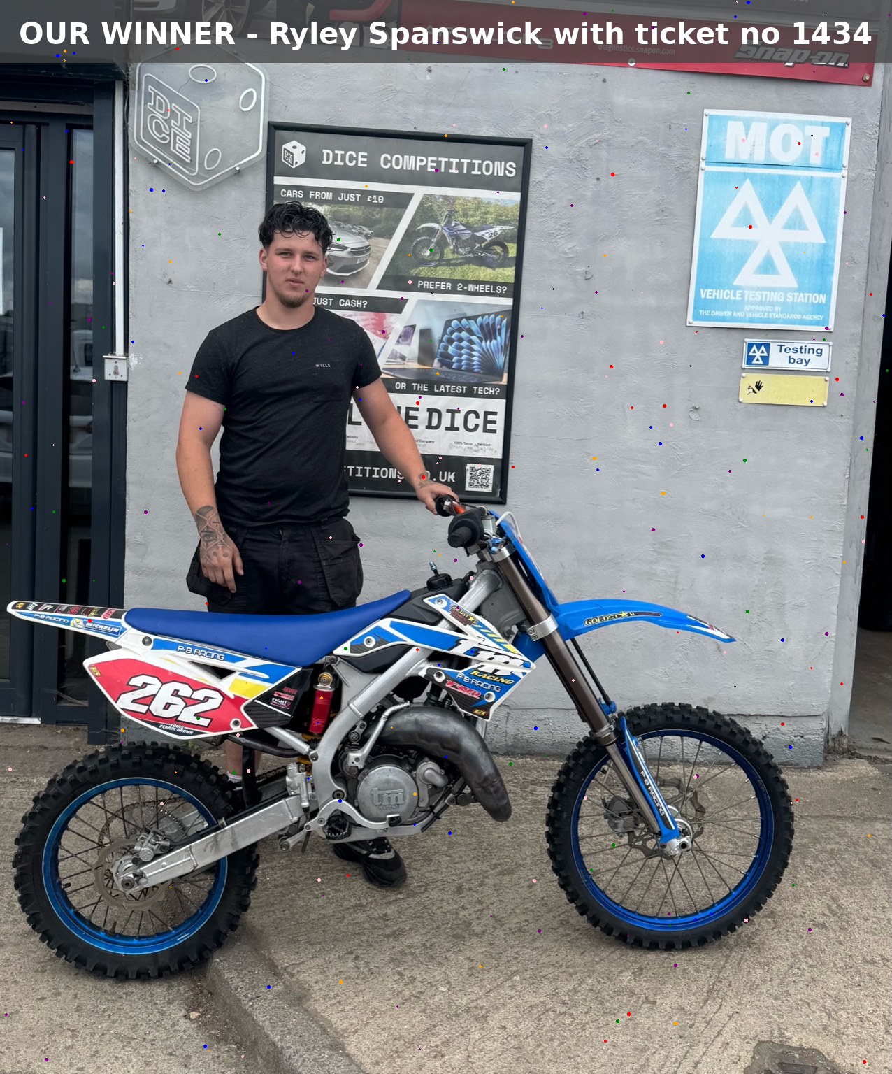 2022 TM Racing TM85 Big Wheel MX Bike