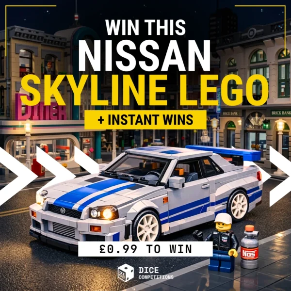 Nissan Skyline Lego + Instant wins