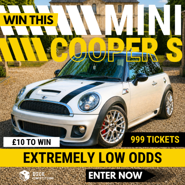 MINI COOPER S with Factory Fitted JCW Pack - 999 TICKETS