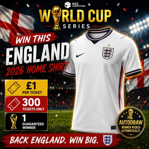England World Cup Football Shirt - HOME