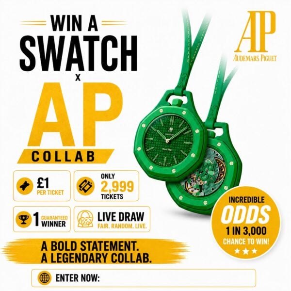 Swatch x AP - Green Eight - ONLY 2999 TICKETS!