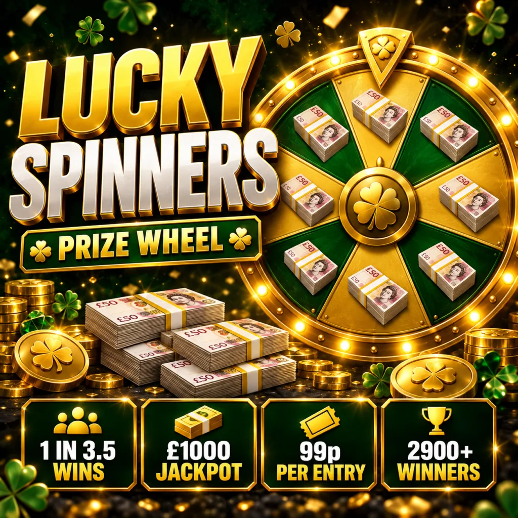 LUCKY SPINNERS PRIZE WHEEL