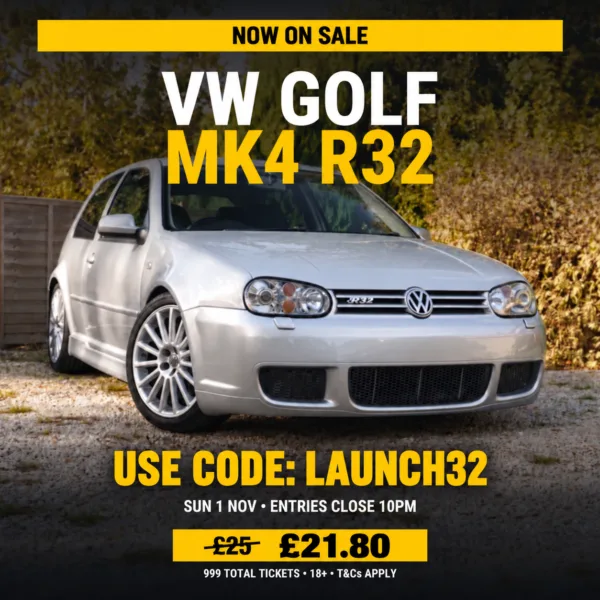 MK4 VW GOLF R32 - ONLY 999 TICKETS!