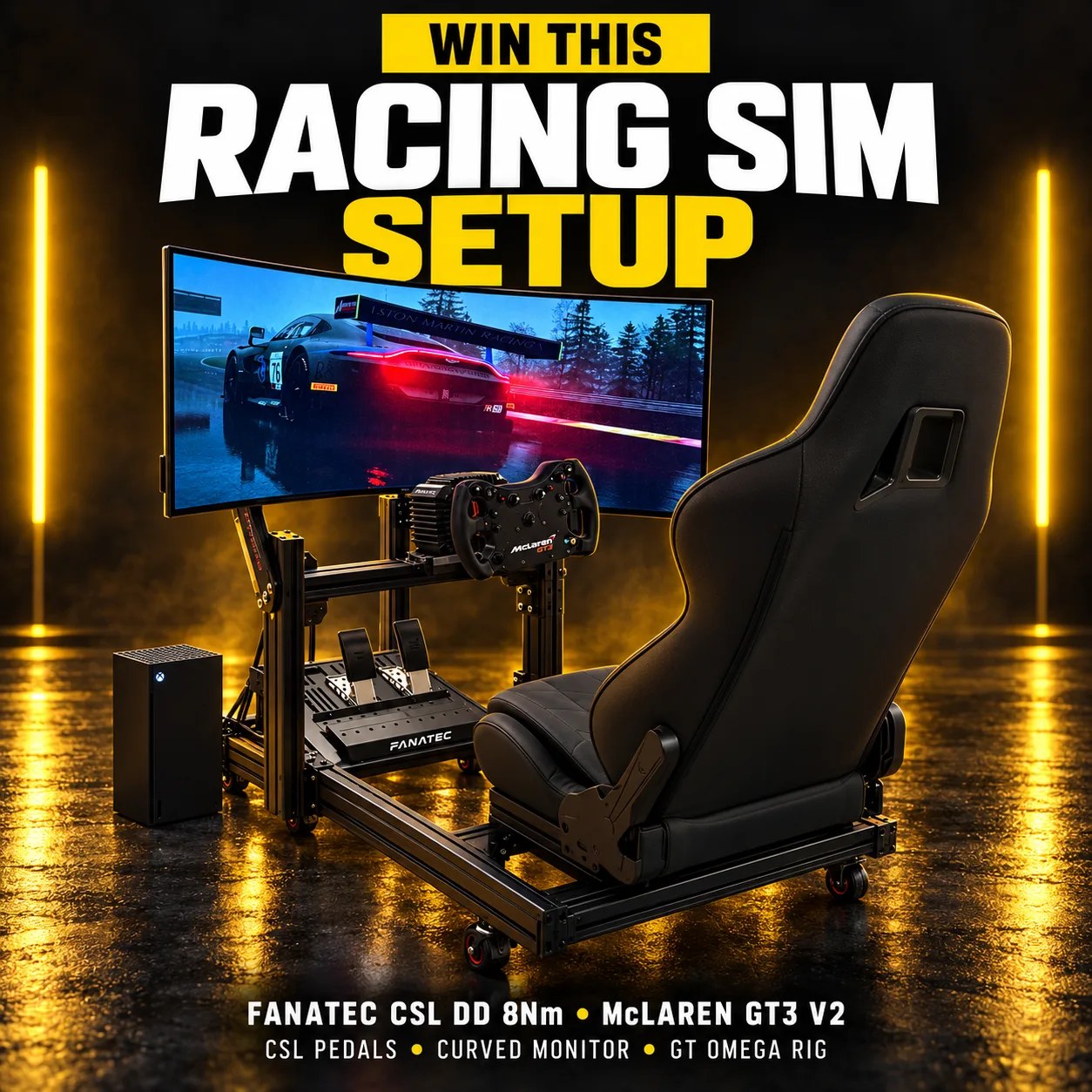 Xbox Series X & Fanatec Racing Sim Setup