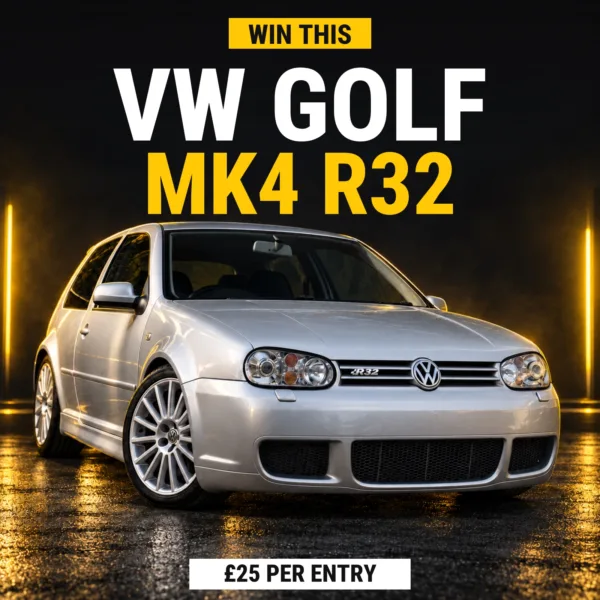 MK4 VW GOLF R32 - ONLY 999 TICKETS! — competition graphic
